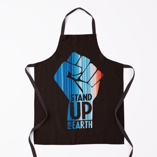 Item preview, Climate Change Stripes - Fist - Stand Up For Earth designed and sold by Frank J. Art.