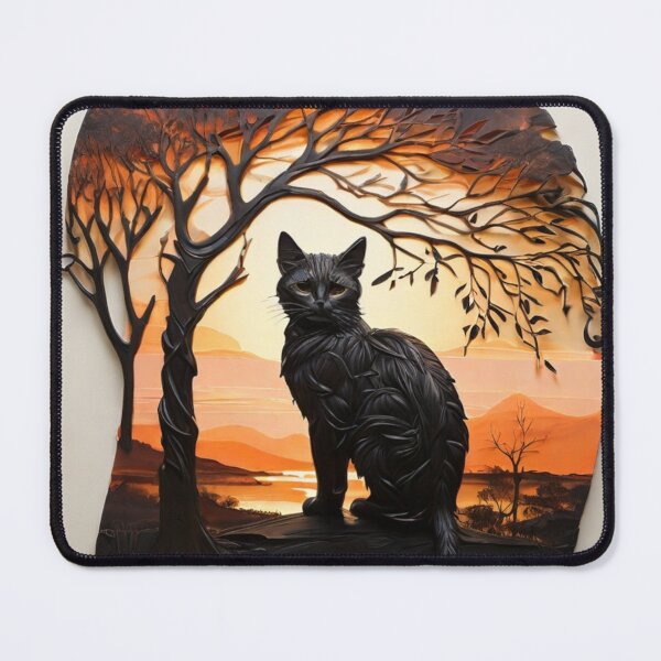 Item preview, Cat's Quiet Evening at Sunset designed and sold by KilianSzmid.