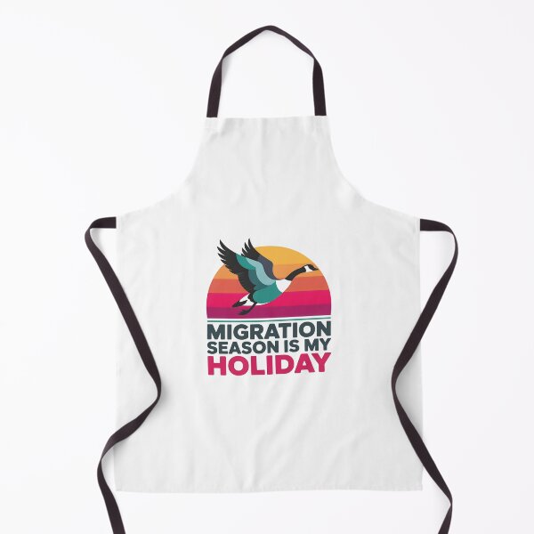 Item preview, Migration Season is My Holiday – Funny Canada Goose Birdwatching Design designed and sold by Brainy Bird's Place.