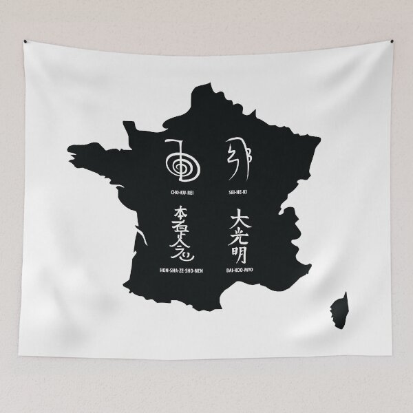 Item preview, Reiki Map - France designed and sold by marcosty.