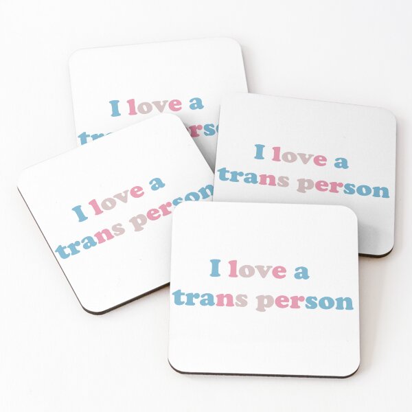Item preview, I love a trans person designed and sold by Crazyhatkid.