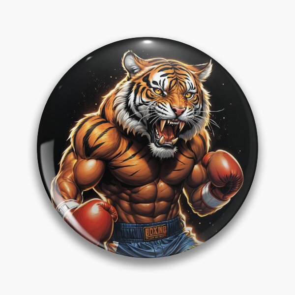 Item preview, Roaring tiger at boxing training designed and sold by Danh Style.
