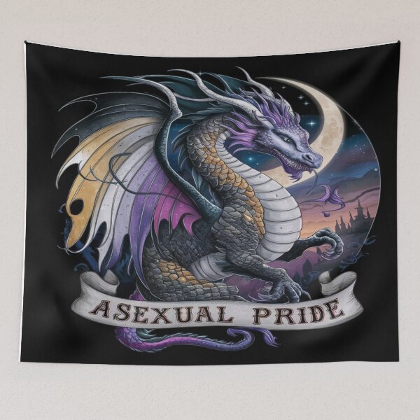 Item preview, Ace Dragon Pride – Asexual Power in Flight designed and sold by Rajasekar.