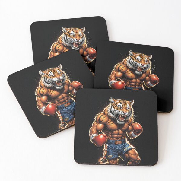 Item preview, Roaring tiger at boxing training designed and sold by Danh Style.