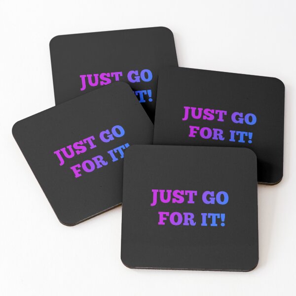 Item preview, JUST GO FOR IT! QUOTES, INSPIRATION, GOALS, AMBITION designed and sold by AASparksDesigns.