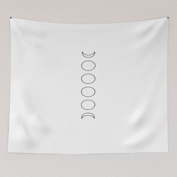 Item preview, Moon Phases — Minimalist Lunar Cycle Design designed and sold by PastimeMastery.