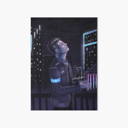 PRINT: Connor Neon 2 From Detroit Become Human Fan Art 