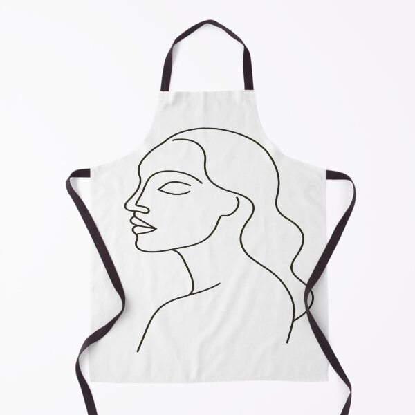 Item preview, Single Line Face — Minimalist Female Silhouette designed and sold by PastimeMastery.