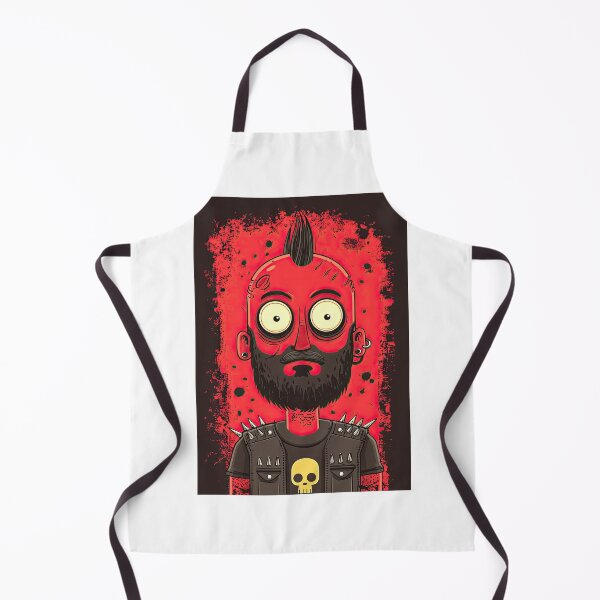 Item preview, Tattooed Punk With Studded Jacket And Mohawk designed and sold by Piotrek0001.