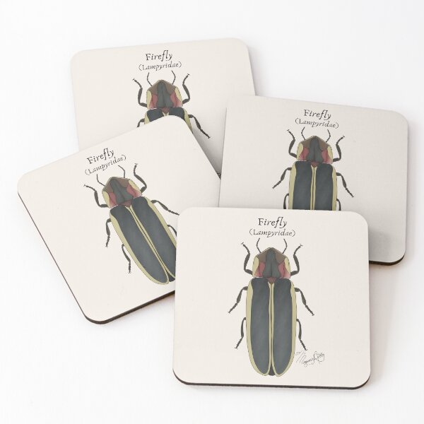 Item preview, Texas Native Insect- Firefly (Lampyridae) Vintage Nature Art designed and sold by Marguerite Artistry.