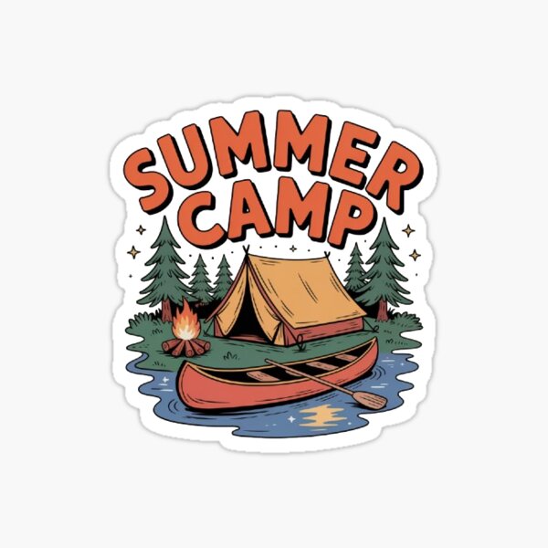 Item preview, Vintage Summer Camp Adventure Design designed and sold by High School Spirit.