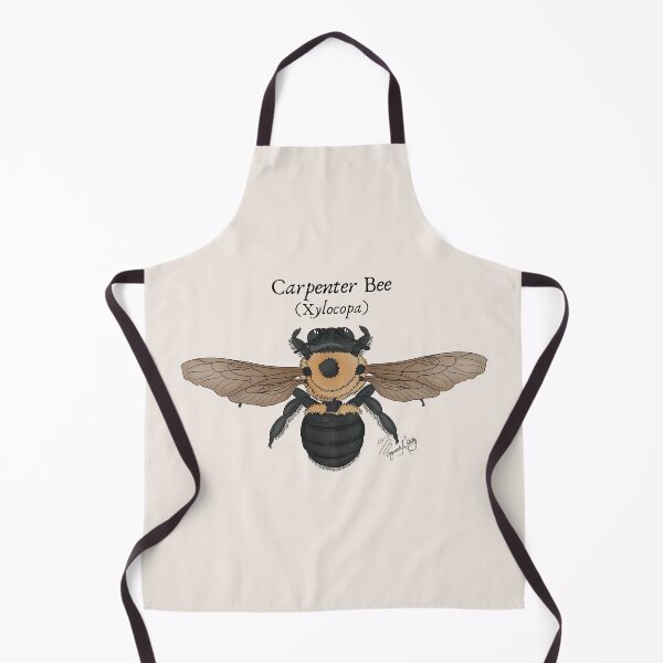 Item preview, Texas Native Insect- Carpenter Bee (Xylocopa) Vintage Nature Art designed and sold by Marguerite Artistry.