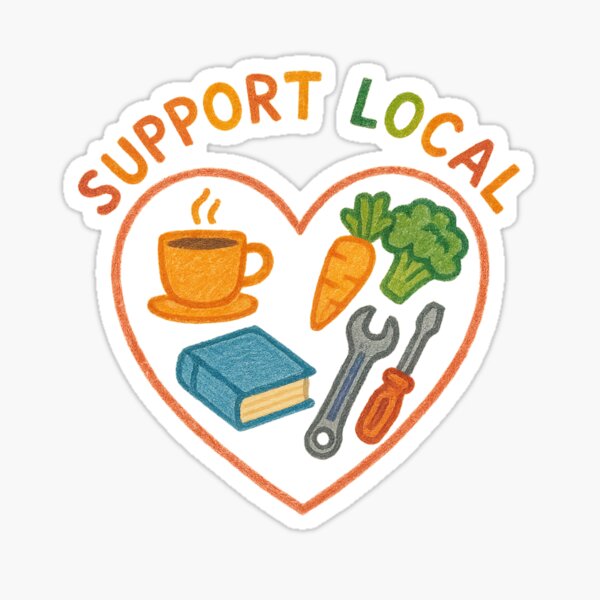 Item preview, Support Local designed and sold by EastEndTownie.