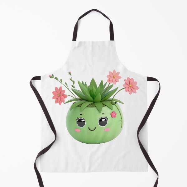 Item preview, A plant with a green face and pink flowers on it designed and sold by elkuni.