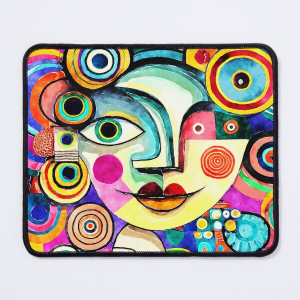 Item preview, Exotic Cubism Exquisite Abstract Face Art Colorful Designs designed and sold by DEC02.