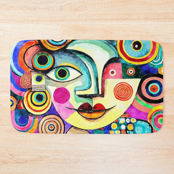 Item preview, Exotic Cubism Exquisite Abstract Face Art Colorful Designs designed and sold by DEC02.