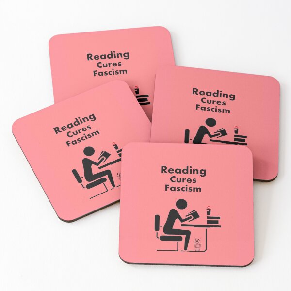 Item preview, Reading Cures Fascism designed and sold by -LMF-.