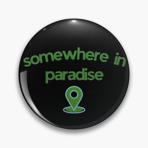 Item preview, Location Somewhere in Paradise Green/Black Summer Design designed and sold by nikifora.