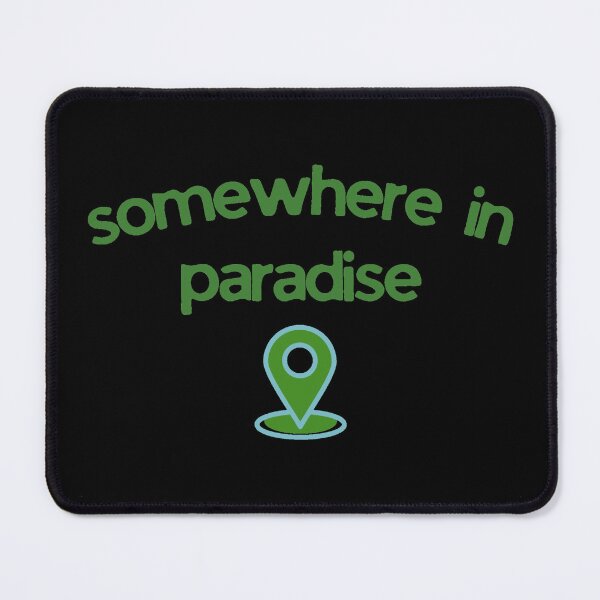Item preview, Location Somewhere in Paradise Green/Black Summer Design designed and sold by nikifora.