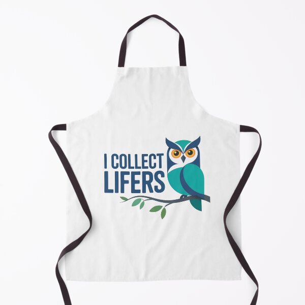 Item preview, I Collect Lifers – Cute Blue Owl Birding Design designed and sold by Brainy Bird's Place.