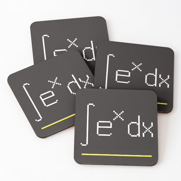 Item preview, Integral of e power x in pixel font designed and sold by ArmBox.