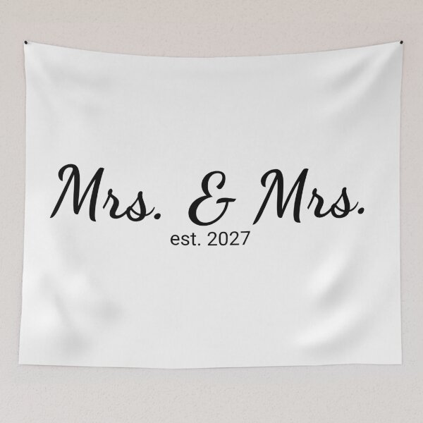 Item preview, Mrs. & Mrs. Est 2027 designed and sold by JettieDesignCo.
