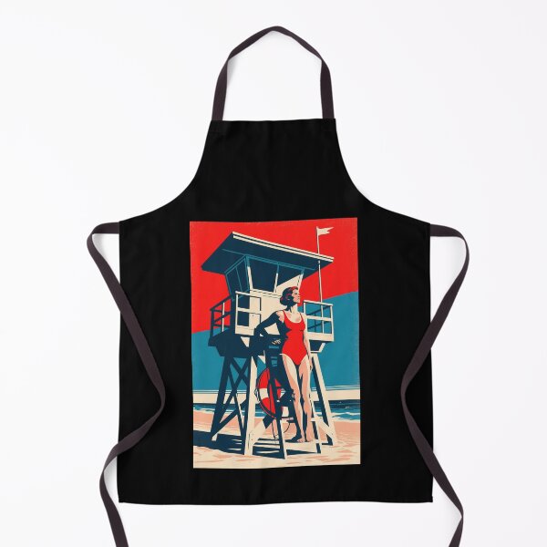 Item preview, Lifeguard on Duty – Retro Beach Hope Style designed and sold by HoopeStylee.