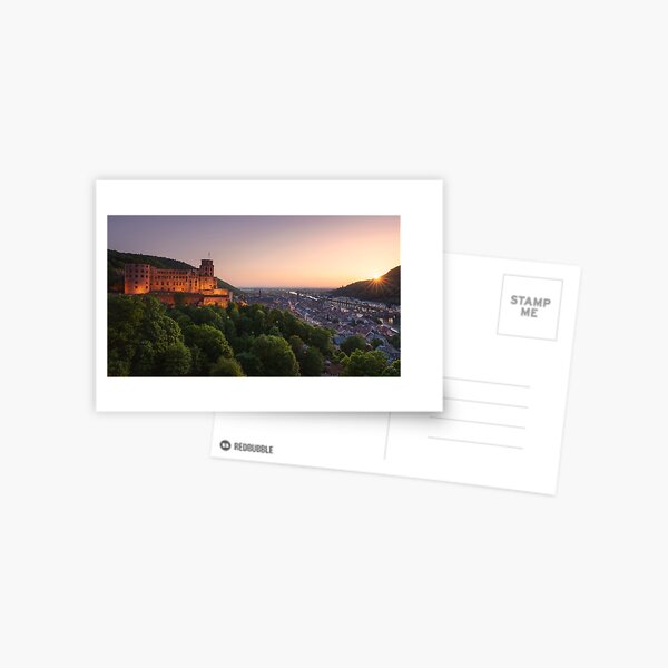 Heidelberg Evening Postcard