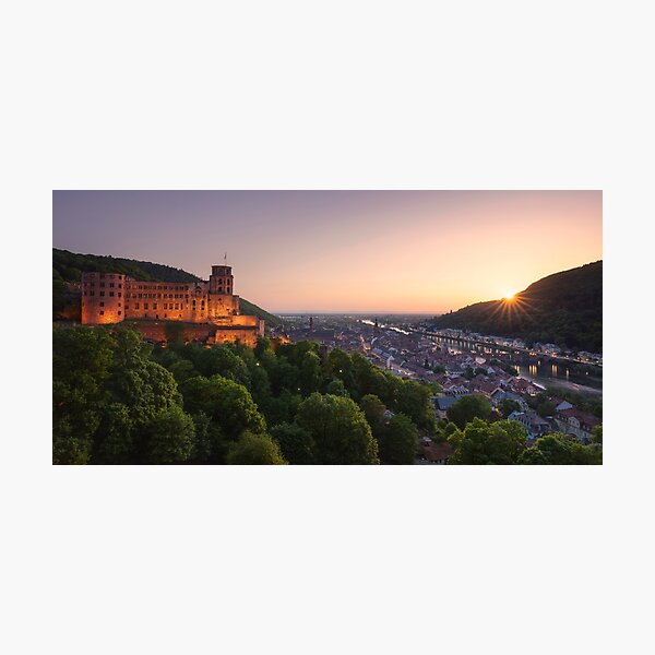 Heidelberg Evening Photographic Print