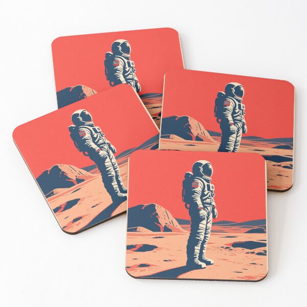 Item preview, Mars Explorer Astronaut – Hope Style Retro Art designed and sold by HoopeStylee.