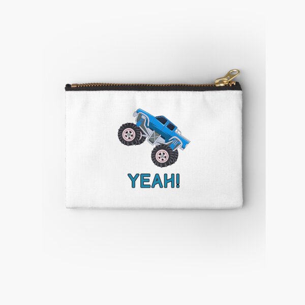 Item preview, MONSTER TRUCK, BLUE, YEAH, CARS, WHEELS, VEHICLES designed and sold by AASparksDesigns.