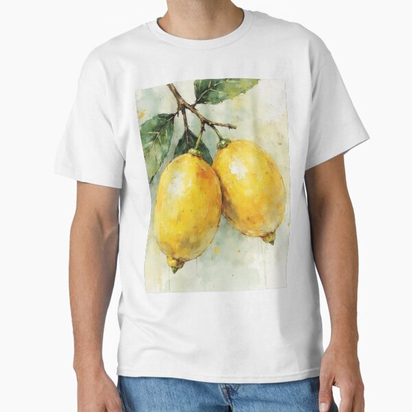 Item preview, Vintage Citrus Art | AI Watercolor Lemon Branch Design designed and sold by Christies  Creations.
