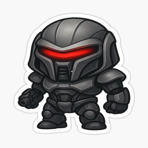 Item preview, Cylon Pew Chibi designed and sold by SoftWearAdeptus.
