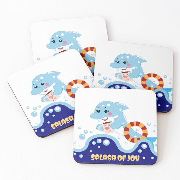 Item preview, A Funny Dolphin With a Cyber Citrus Vibe: Funny T-shirt  "Splash of Joy " designed and sold by Felia001.