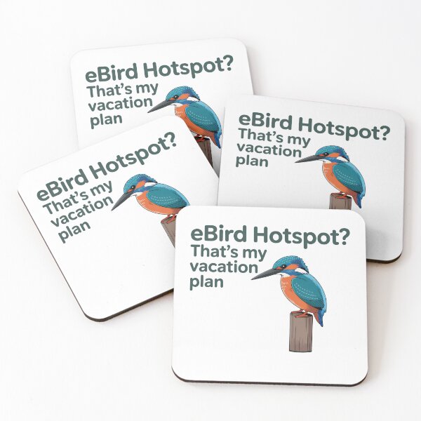 Item preview, eBird Hotspot Vacation Plan funny birder design designed and sold by Brainy Bird's Place.