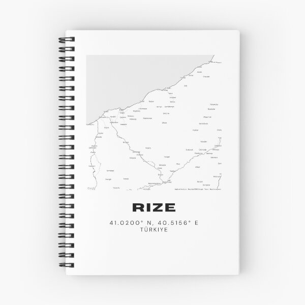 Item preview, Minimalist Rize Map – Black Sea Region City Poster Art designed and sold by RM-Journey.