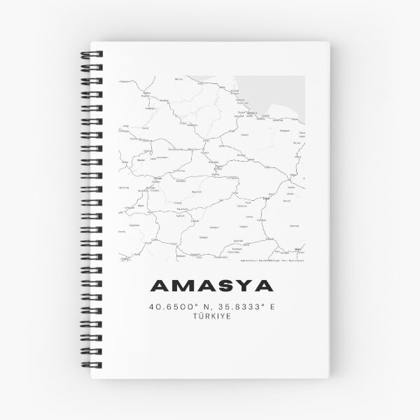 Item preview, Minimalist Amasya Map – Black & White Historical City Poster designed and sold by RM-Journey.