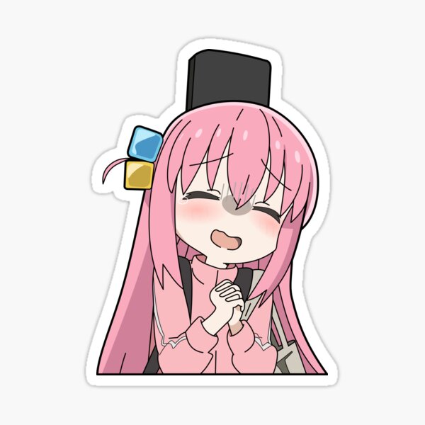 Bocchi The Rock! Happy Bocchi Sticker
