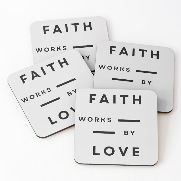 Item preview, Faith works by love designed and sold by Undonemadenew.