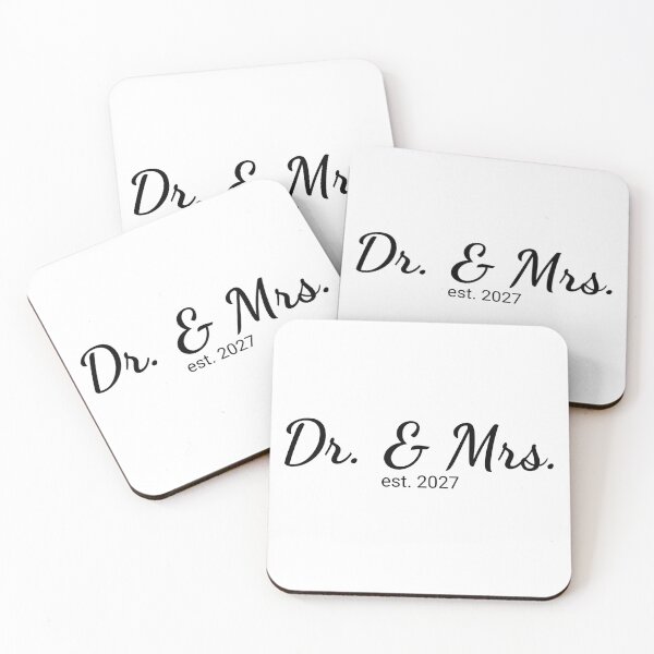 Item preview, Dr. & Mrs. Est 2027 designed and sold by JettieDesignCo.
