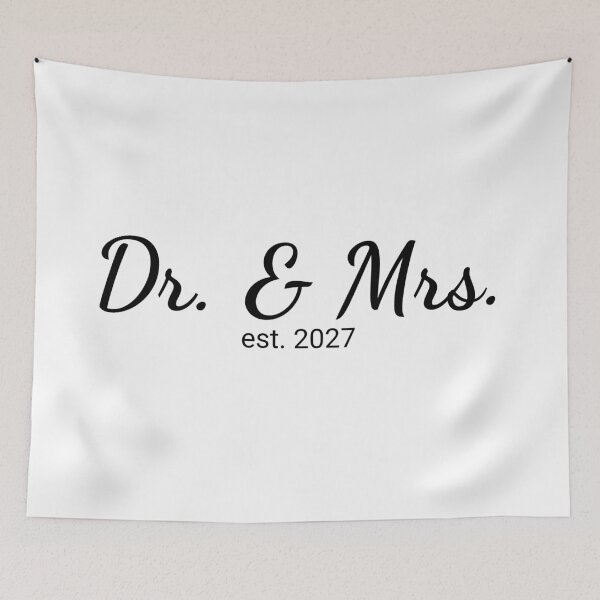 Item preview, Dr. & Mrs. Est 2027 designed and sold by JettieDesignCo.