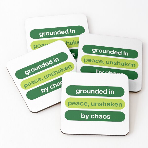 Item preview, Grounded in Peace, Unshaken by Chaos | Zen Tea Lounge Foundation designed and sold by zentealoungefoundation.