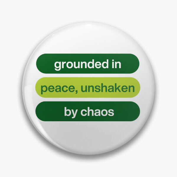Item preview, Grounded in Peace, Unshaken by Chaos | Zen Tea Lounge Foundation designed and sold by zentealoungefoundation.