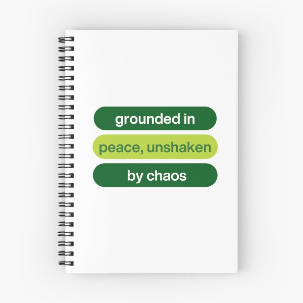 Item preview, Grounded in Peace, Unshaken by Chaos | Zen Tea Lounge Foundation designed and sold by zentealoungefoundation.