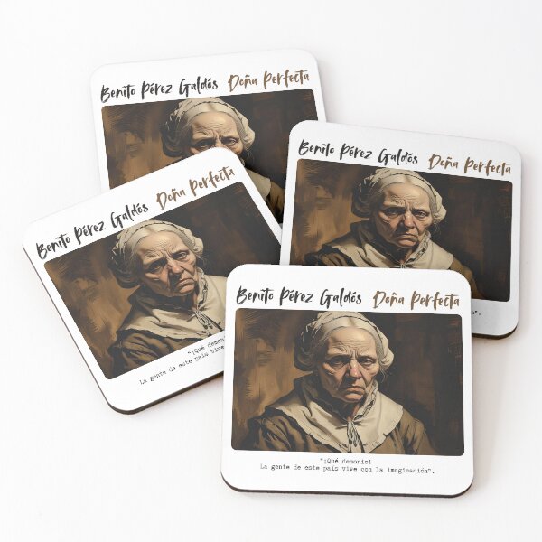 Item preview, Quote from "Doña Perfecta" by Benito Pérez Galdós designed and sold by Filologica.
