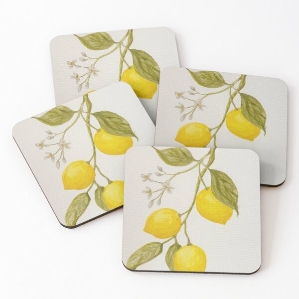 Item preview, Sheet of watercolor lemons designed and sold by Cecilia C. Artística.