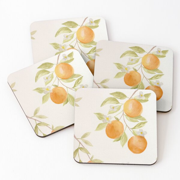 Item preview, Sheet of oranges in watercolor designed and sold by Cecilia C. Artística.