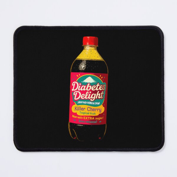 Item preview, Diabetes Delight absolute garbage soda beverage parody of cola drinks designed and sold by Signs for Dark Times.