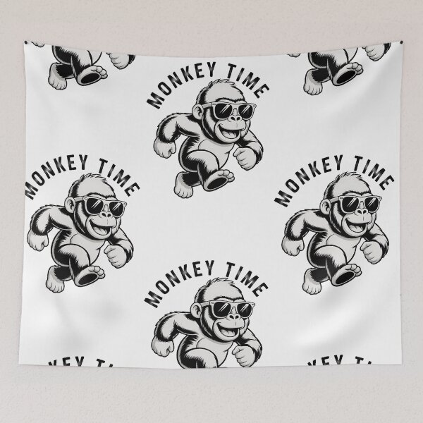 Item preview, Funny Monkey Time designed and sold by PlanetMarker.