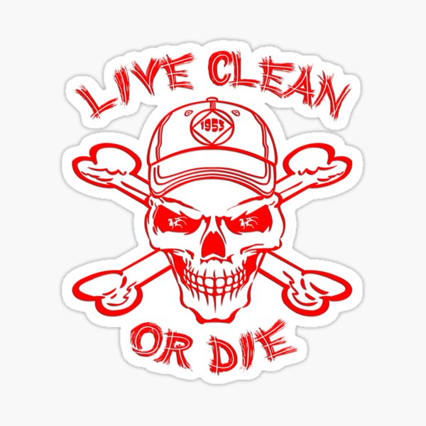 Item preview, Live Clean Or Die V.3 designed and sold by NA-WEARS.